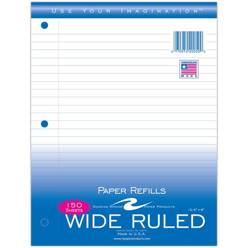 Roaring Spring Roaring Spring Wide Ruled Filler Paper