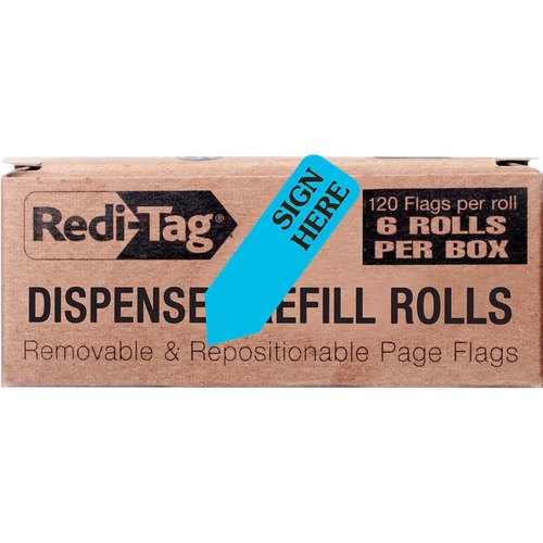 Redi-Tag Redi-Tag Removable Sign Here Flag Refills