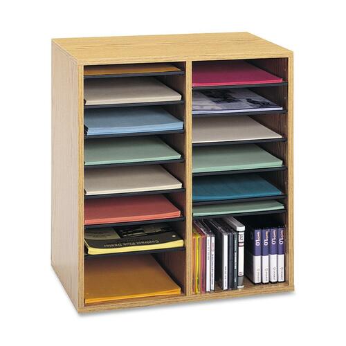 Safco Safco 16 Compartments Adjustable Shelves Literature Organizer