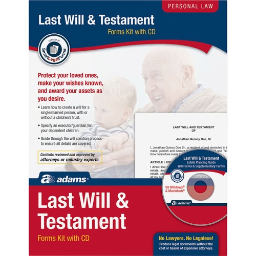 Adams Last Will & Testament Kit