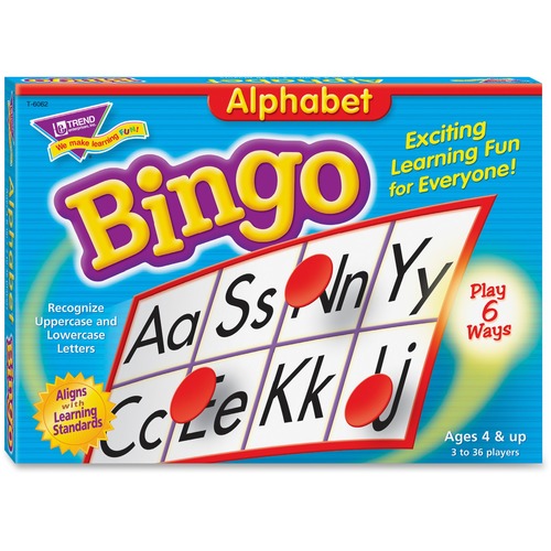 Trend Trend Alphabet Learners' Bingo Game