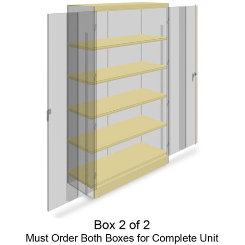 Tennsco Tennsco Four-Shelf Kit for Jumbo Storage Cabinet