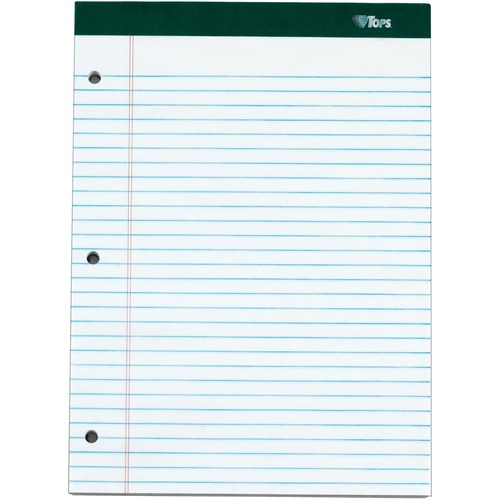 TOPS TOPS Docket 3-hole Punched Legal Ruled Legal Pads