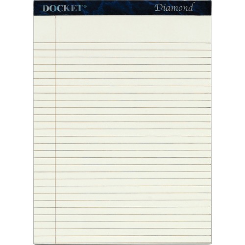 TOPS TOPS Docket Diamond Legal Rule Notepad