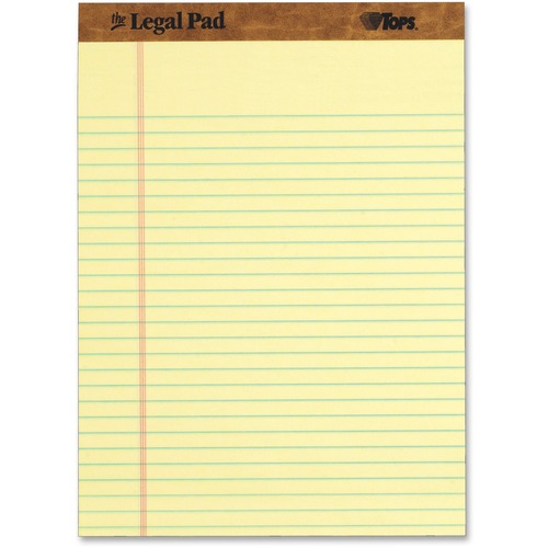 TOPS TOPS The Legal Pad Ruled Top Perforated Pad