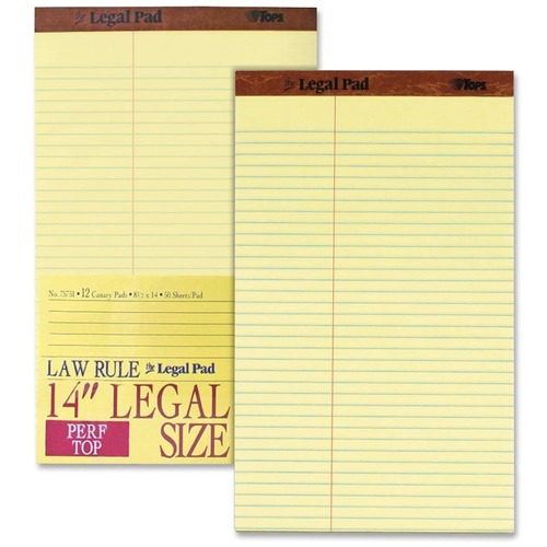 TOPS TOPS Perforated Traditional Grade Writing Pad
