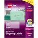 Avery Easypeel Clear Shipping Labels For Laser Printers