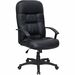 Lorell Tufted Leather Executive High Back Chair