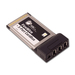 1394 3-Port Cardbus Rohs Comp W/ Sw & 6-/4pin Cable