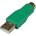 StarTech.com Replacement PS/2 Mouse to USB Adapter - F/M - 1 x Type A Male USB - 1 x Mini-DIN (PS/2) Female