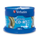 Verbatim 96164 CD-R 80MIN 700MB 52X LightScribe 50-pk Spindle