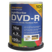 Aleratec 230115 DVD-R 16x Lightscribe Rainbow Duplicator Grade Media 100-Pack