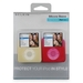 2pk Yellow/White & Red/White Silicon Slv Nano 3g For iPod