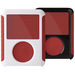 iPod Nano 3g Silicone Slv Red W/Blk & Wht Fceplts