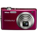 Nikon Coolpix S630 Point & Shoot Digital Camera - Ruby Red