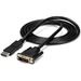 Startechcom 6 Ft Displayport To Dvi Video Converter Cable 1 X Displayport Male Digital Audio Video