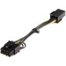 StarTech.com Power Adapter Cable - PCI Express - 6 Pin - 8 Pin - PCIe - Yellow