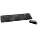 Wrls Slim Keyboard & Mouse Piano Black Finish 2.4g