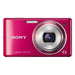Sony Cyber shot DSC W380 Point amp Shoot Digital Camera 141 Megapixel 69 cm 27quot Active Matrix TFT Colour LCD Red