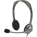 Logitech H110 Headset - Stereo - Black, Silver - Mini-phone Wired - 20 Hz-20 kHz - Over-the-head - Binaural SNR - Semi-open - 1.80 m Cable