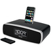 iP90BZ Dual Alarm Clock Radio for your iPhone & iPod with AM/FM presets - Black
