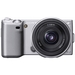 Sony alpha NEX 5 142 Megapixel Mirrorless Camera Body with Lens Kit 18 mm 55 mm Silver