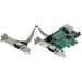 StarTech.com 2 Port Low Profile Native RS232 PCI Express Serial Card with 16550 UART - 2 x 9-pin DB-9 Male RS-232 Serial PCI Express