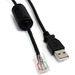 StarTech.com 6 ft Smart UPS Replacement USB Cable AP9827 - Type A Male USB - RJ-45 Male Network - 6ft - Black