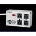 Isobar 4 Strip 4outlet 6ft-Cord 50k-Ins Metal
