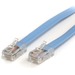 StarTech.com 6 ft Cisco Console Rollover Cable - RJ45 M/M - 1 x RJ-45 Male Network - Blue