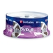 Verbatim 25pk DVD+R Digital Movie 4.7gb 4x W/Spindle Tape Reel Look