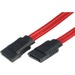 Cables Direct 1 m SATA Data Transfer Cable - Male SATA - Male SATA - Red