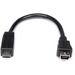 StarTech.com 6in Micro USB to Mini USB Adapter Cable M/F - USB for Cellular Phone - 6"