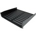 StarTech.com 2U 16in Universal Vented Rack Mount Cantilever Shelf - Fixed Server Rack Cabinet Shelf - 50lbs / 22kg - 19" 2U