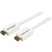 Startechcom 5m 16 Ft White Cl3 In Wall High Speed Hdmi Cable Hdmi To Hdmi 1 X Hdmi Male Digital A V