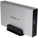 StarTech.com 3.5in Silver USB 3.0 External SATA III Hard Drive Enclosure
