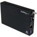 StarTech.com Gigabit Ethernet Fiber Media Converter with Open SFP Slot - 1 Port(s) - 1 x Network (RJ-45) - Twisted Pair - 10/100/1000Base-T - 1 x Expansion Slots - 1