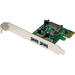 StarTech.com 2 Port PCI Express (PCIe) SuperSpeed USB 3.0 Card Adapter with UASP - SATA Power