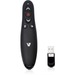 V7 Presentation Pointer Radio Frequency Usb Laser 5 Buttons Black