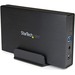 StarTech.com USB 3.1 (10Gbps) Enclosure for 3.5" SATA Drives - Supports SATA 6 Gbps - 1 x Total Bay - 1 x 3.5" Bay - UASP Support - Serial ATA/600 - USB 3.1 - Alumin