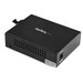 StarTech.com Gigabit Ethernet Fiber Media Converter - Compact - 850nm MM LC - 550m - With MM SFP Transceiver - 2 Port(s) - 1 x Network (RJ-45) - Duplex LC Port - Twi