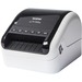 Brother QL-1110NWB Direct Thermal Printer - Monochrome - Desktop - Label Print - 3 m Print Length - 101.60 mm (4") Print Width - 110 mm/s Mono - 300 x 300 dpi - 6 MB
