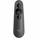 Logitech R500 Presentation Pointer - Bluetooth/Radio Frequency - USB - 3 Button(s) - Graphite - Wireless - 2.40 GHz