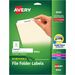 Avery Removable Inkjet Filing Labels