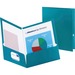 ESS 5049561, Esselte,  Metallic Folder,  2 Pocket,  150 Sheet Cap,  8-1/2" x11" ,  Teal