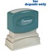 Xstamper FOR DEPOSIT ONLY Title Stamp