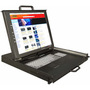 Rose Electronics - RV1-CDKVT17 - Rose Electronics RackView 17" Dual Rail KVM Console