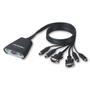 Belkin 2-Port KVM Switch with Built-In Cabling