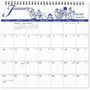 G1000-17 - Illustrated Monthly Wall Calendar