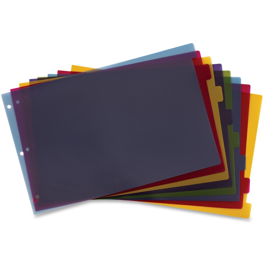 Cardinal Poly Divider with Adhesive Tabs CRD84251